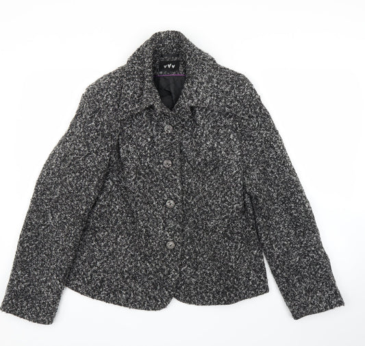 M&S Womens Grey   Jacket Coatigan Size 14