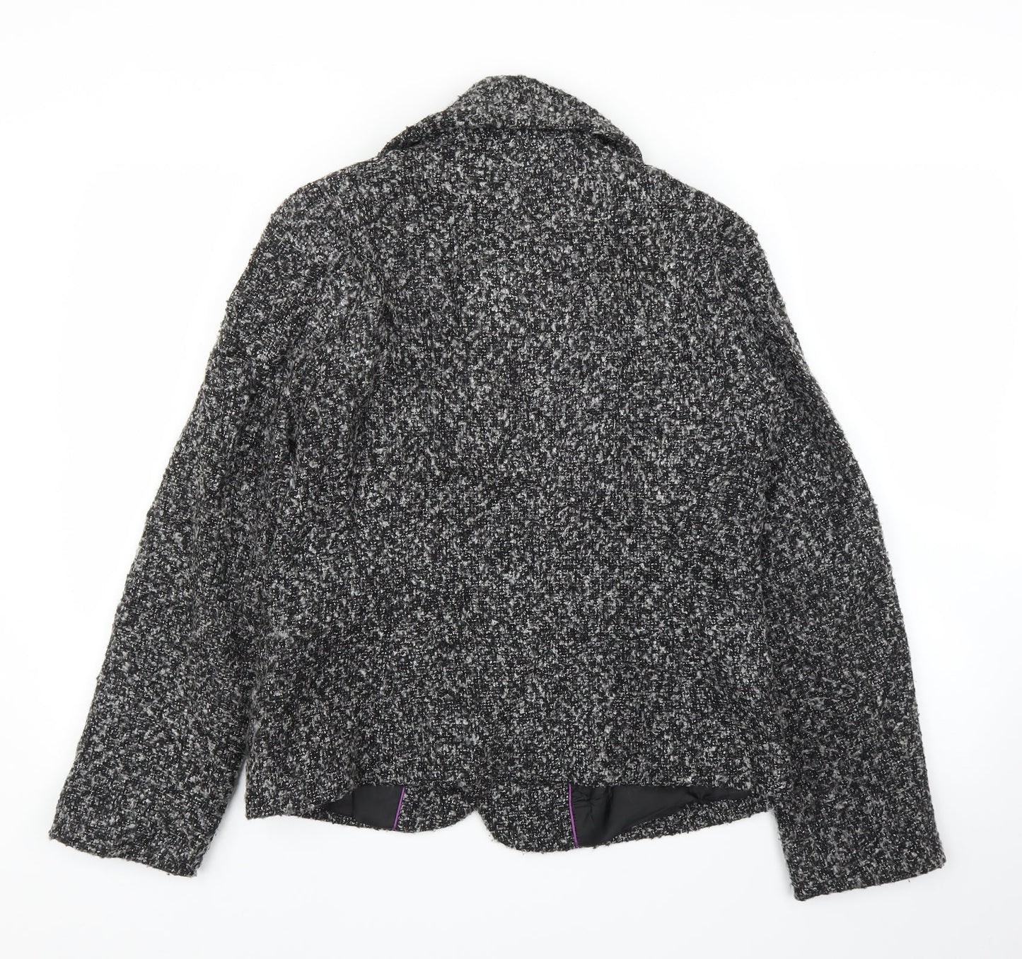 M&S Womens Grey   Jacket Coatigan Size 14
