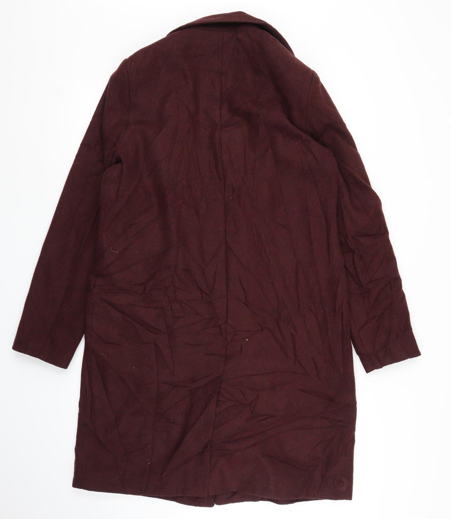 New Look Womens Purple   Overcoat Coat Size 12