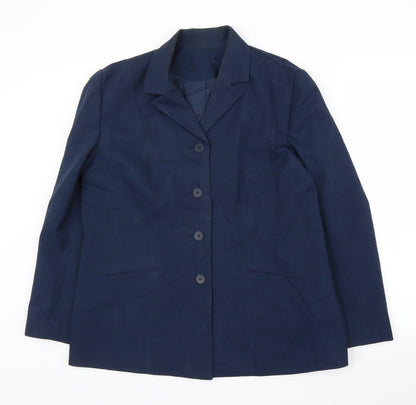 Bonmarché Womens Blue Jacket Suit Jacket Size 16
