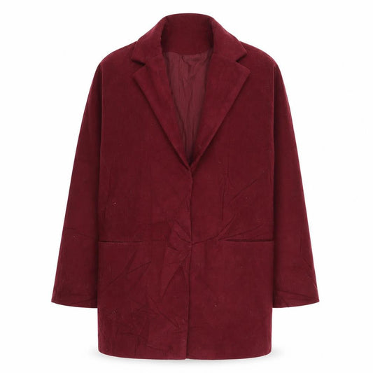 Boohoo Womens Purple   Overcoat Coat Size 14