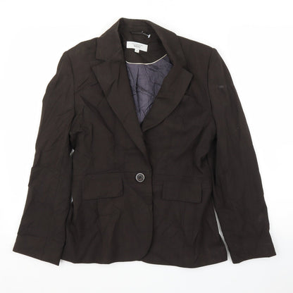 Next Womens Brown   Jacket Blazer Size 10