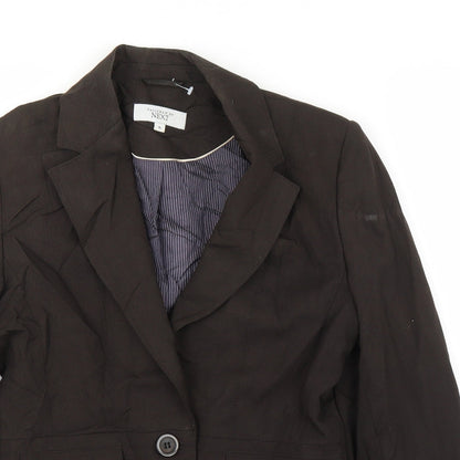 Next Womens Brown   Jacket Blazer Size 10