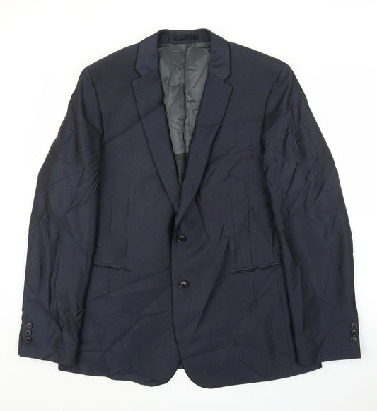 Red Herring Mens Blue   Jacket Suit Jacket Size 42