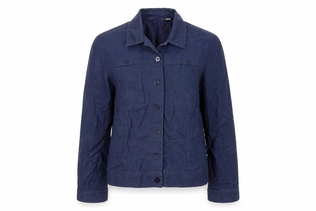 Preworn  Womens Blue   Jacket Blazer Size 8