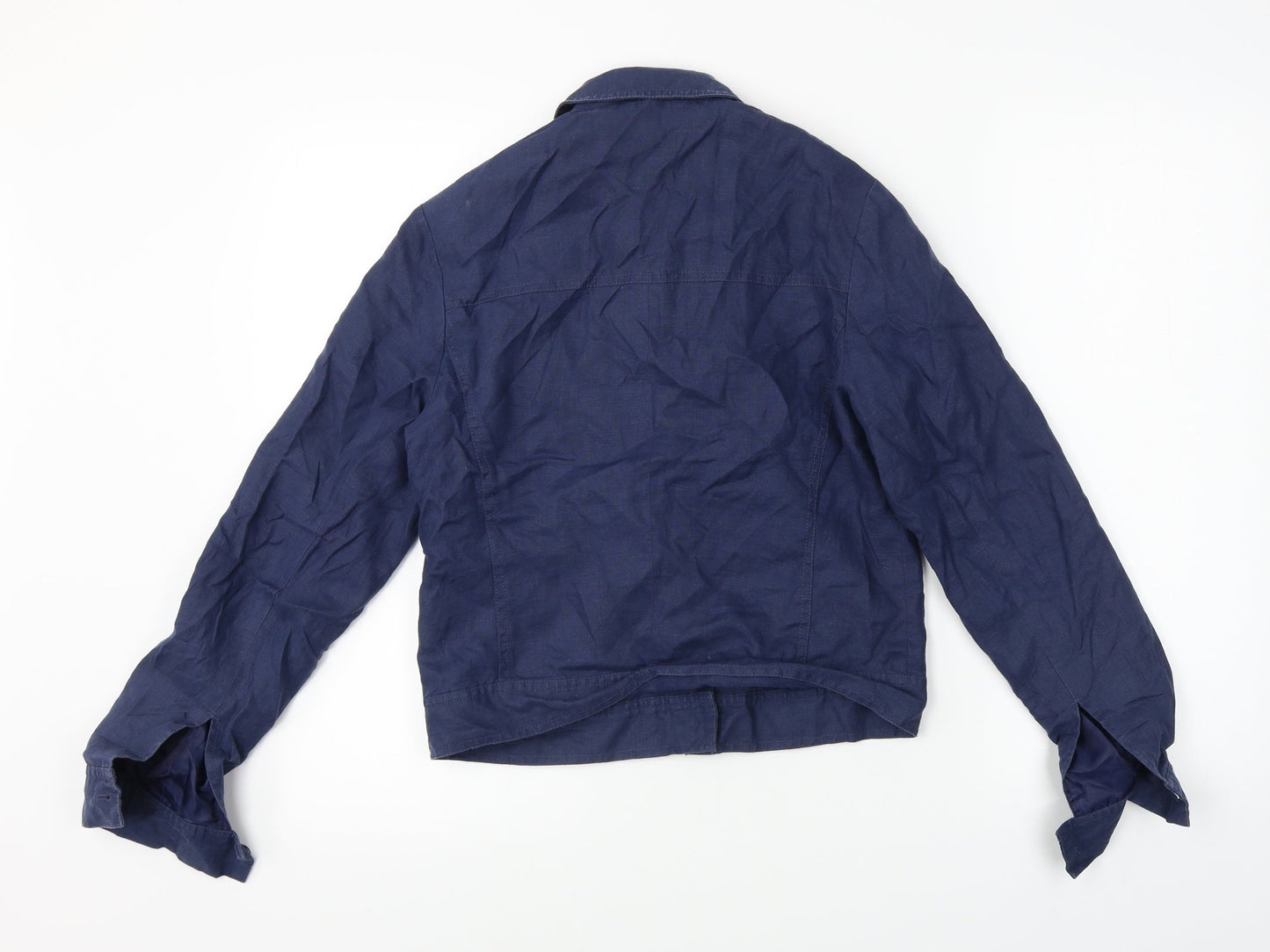 Preworn  Womens Blue   Jacket Blazer Size 8