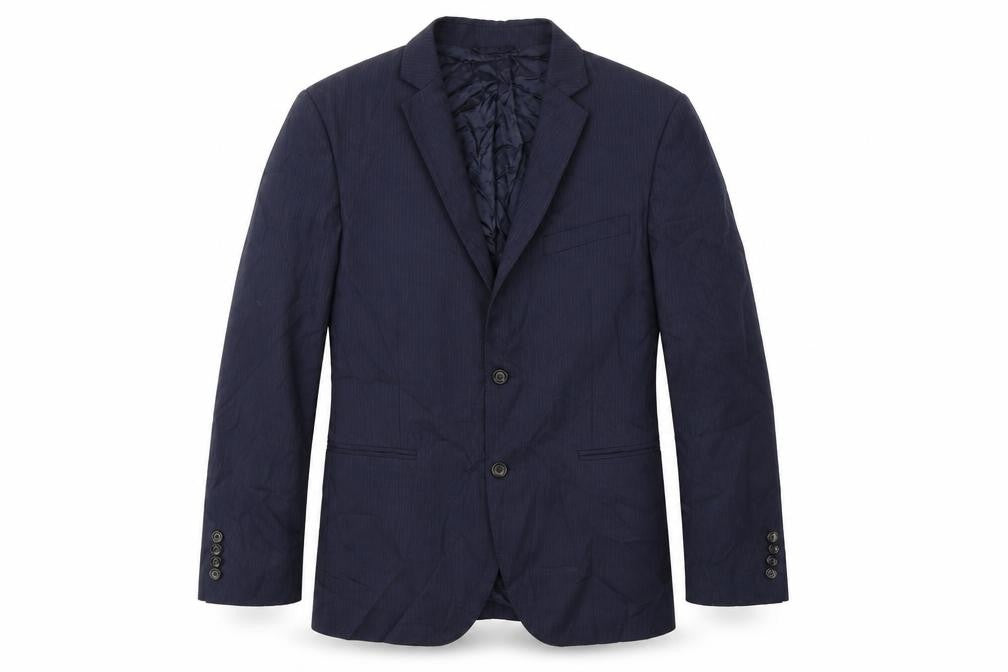 Stile Benetton  Mens Blue   Jacket Sport Coat Size 36