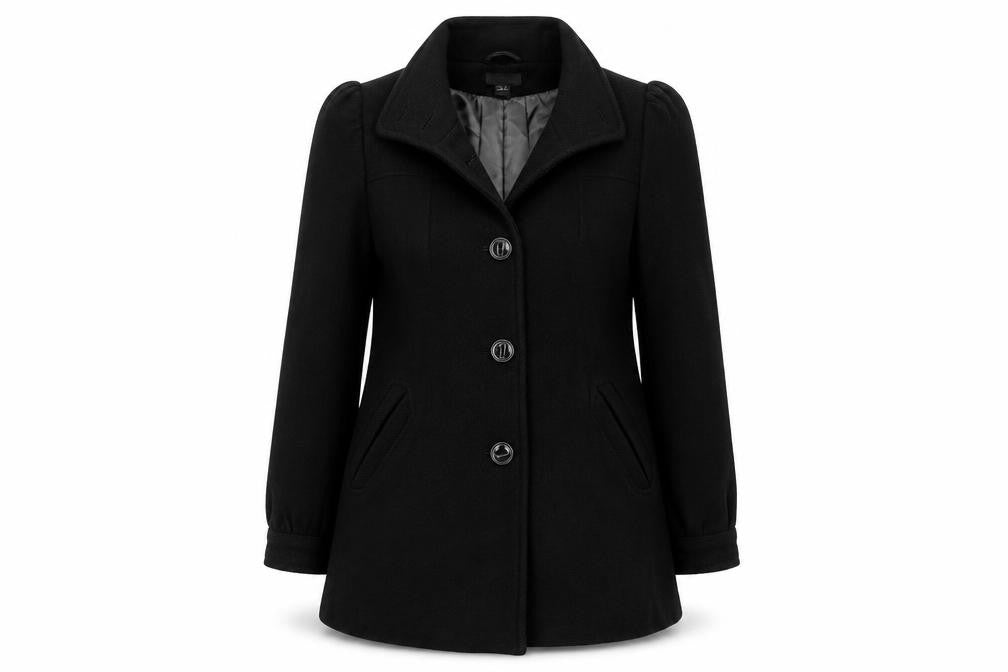 H&M  Womens Black   Jacket Coat Size 8
