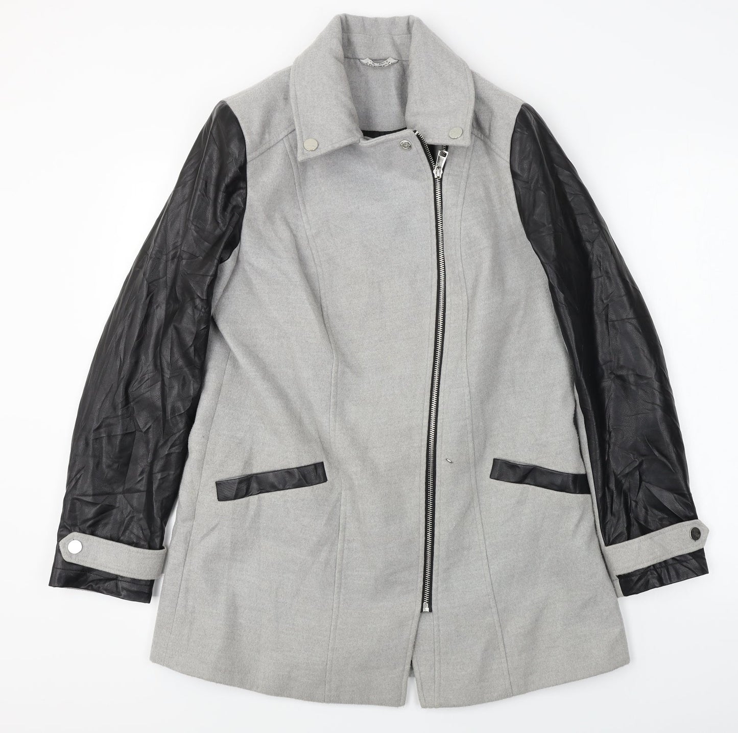 Select  Womens Grey   Jacket Coat Size 12