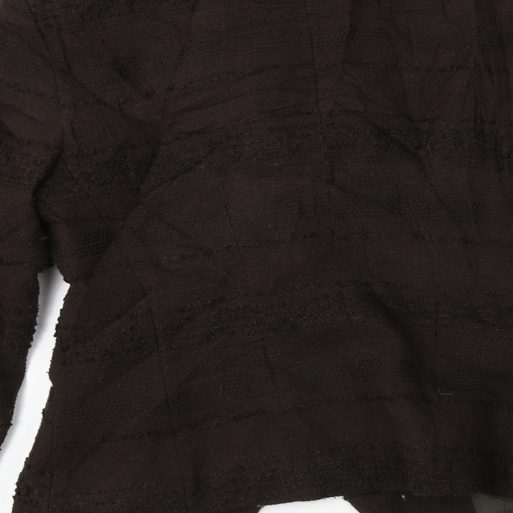 Zara Womens Brown   Jacket Blazer Size 6