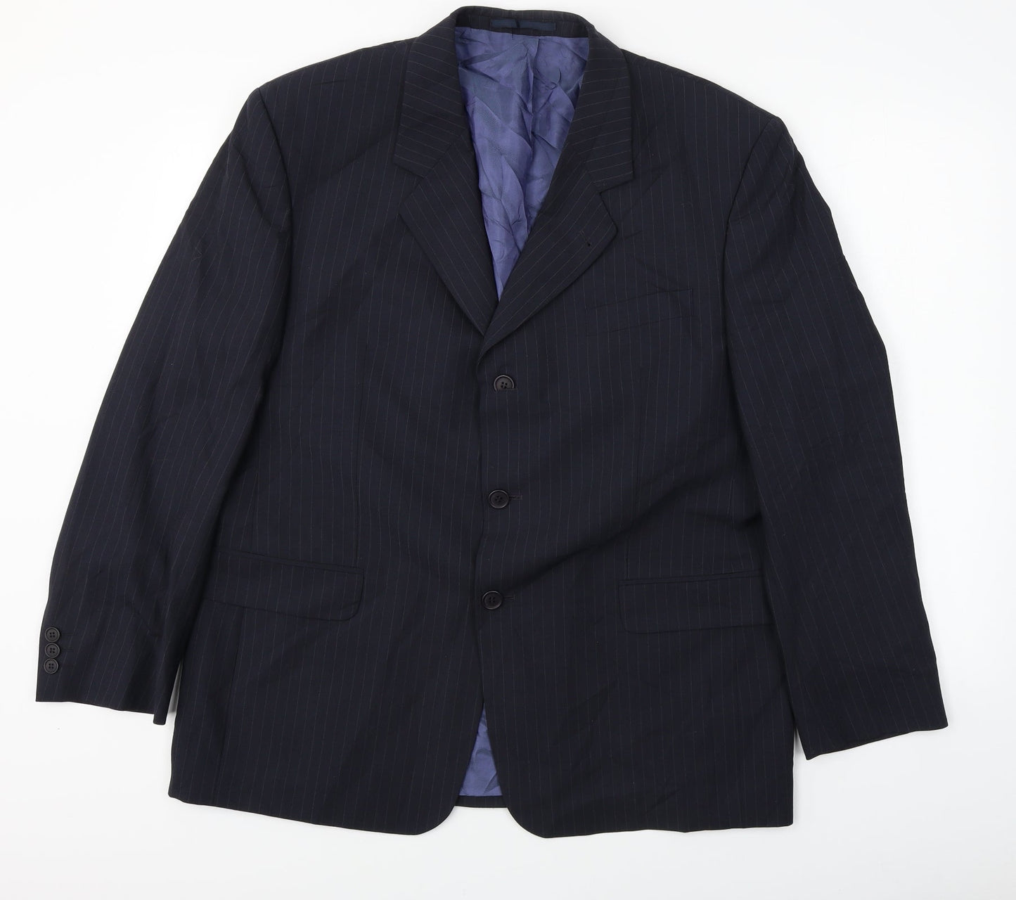 Preworn  Mens Blue   Jacket Blazer Size 44