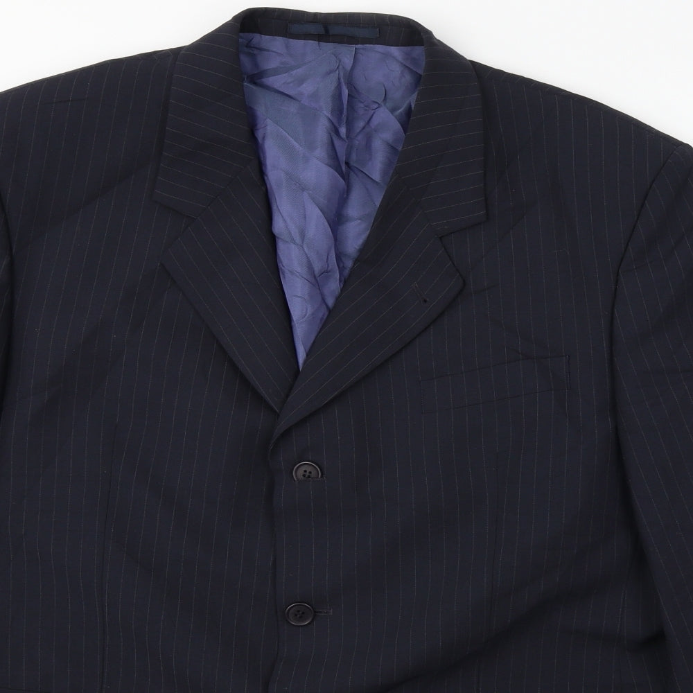 Preworn  Mens Blue   Jacket Blazer Size 44