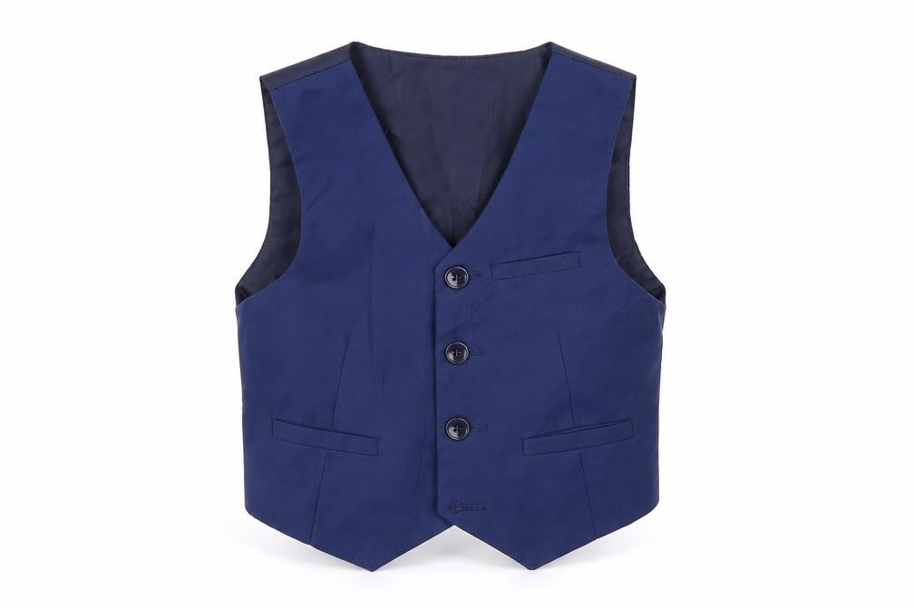 y&z Boys Black   Jacket Waistcoat Size 2 Years