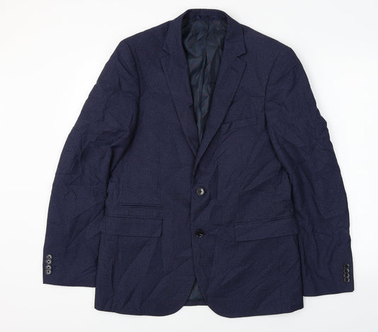 Burton  Mens Blue   Jacket Blazer Size 40