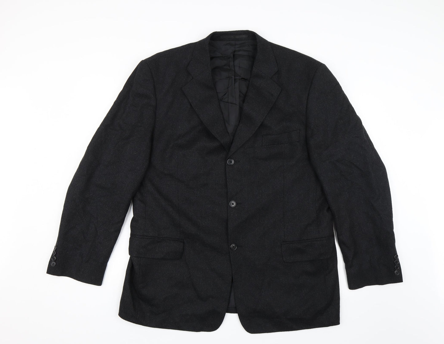 C&A Mens Black   Jacket Suit Jacket Size 42