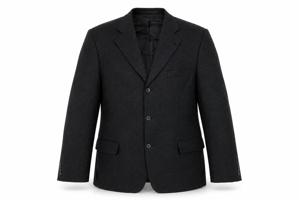 C&A Mens Black   Jacket Suit Jacket Size 42