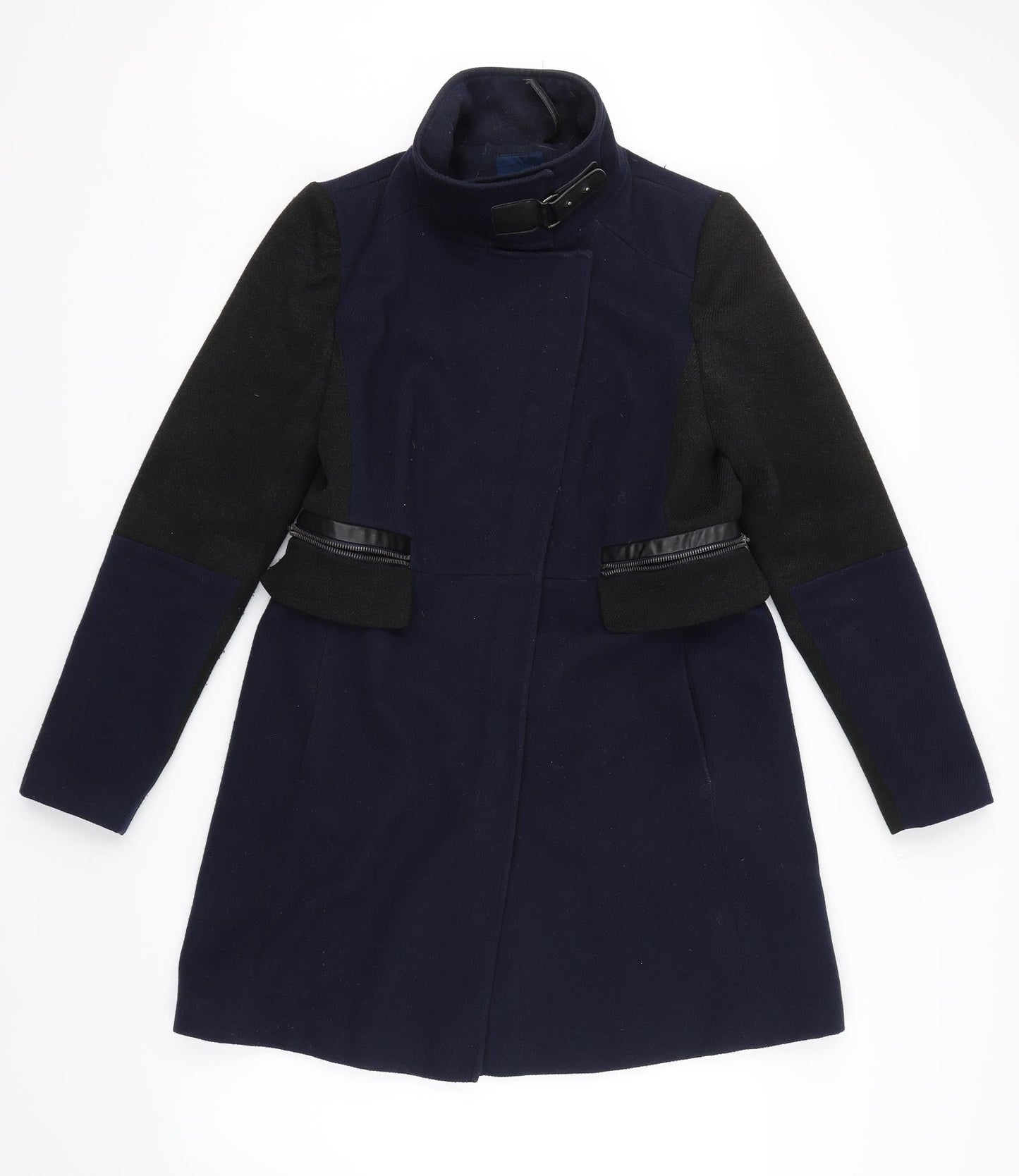 NEXT Womens Blue   Trench Coat Coat Size 4