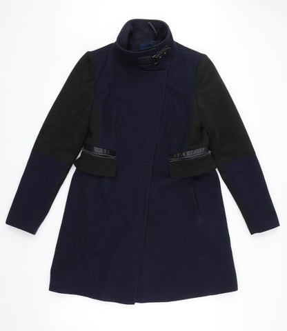 Next Womens Blue   Trench Coat Coat Size 4