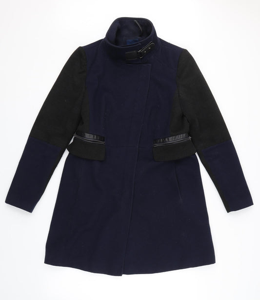 NEXT Womens Blue   Trench Coat Coat Size 4