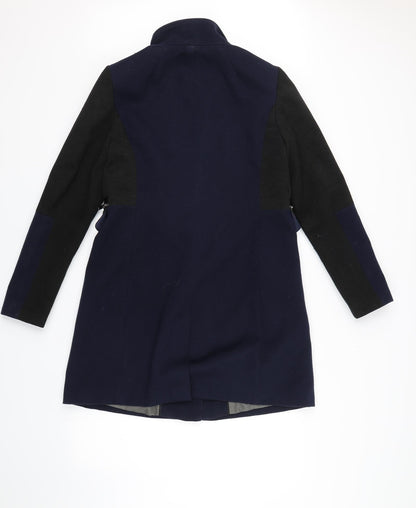 Next Womens Blue   Trench Coat Coat Size 4