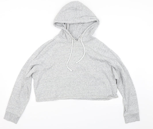 Preworn Womens Grey   Pullover Hoodie Size L