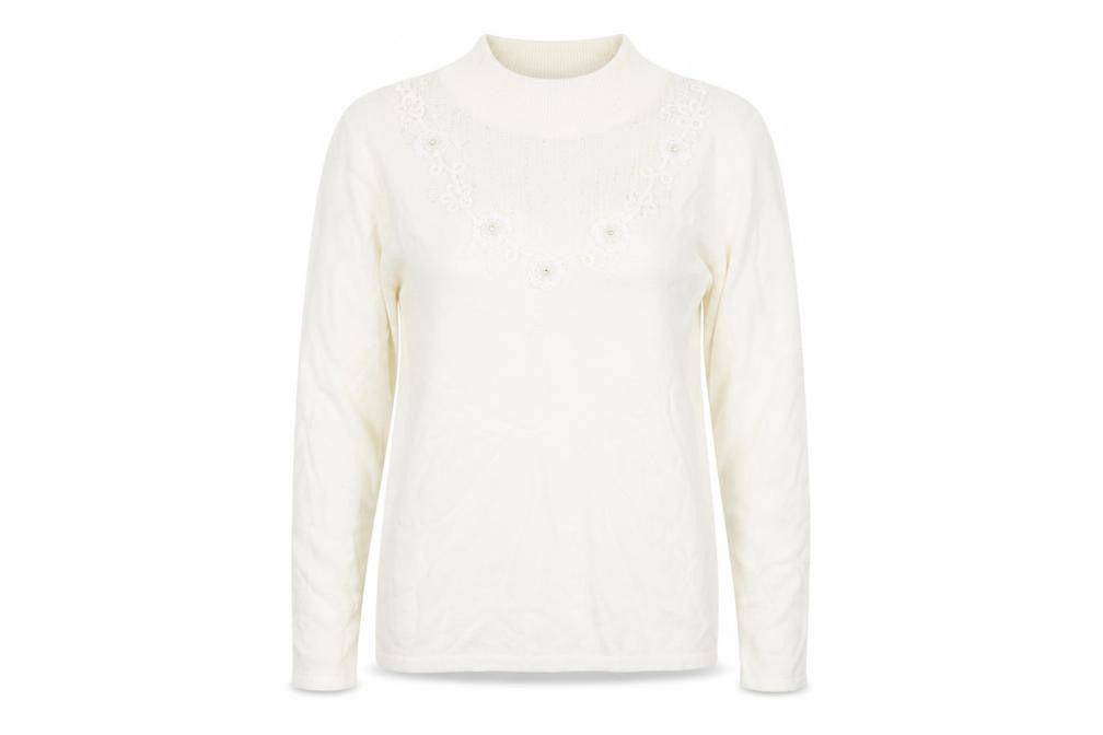 Bonmarché Womens Beige Pullover Jumper Size M