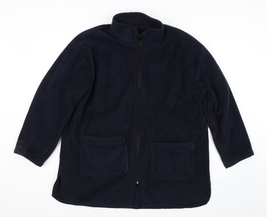 Preworn Mens Blue   Full Zip Sweatshirt Size XL