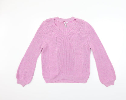 Capsule Womens Purple Pullover Jumper Size 10