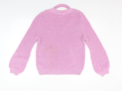Capsule Womens Purple Pullover Jumper Size 10