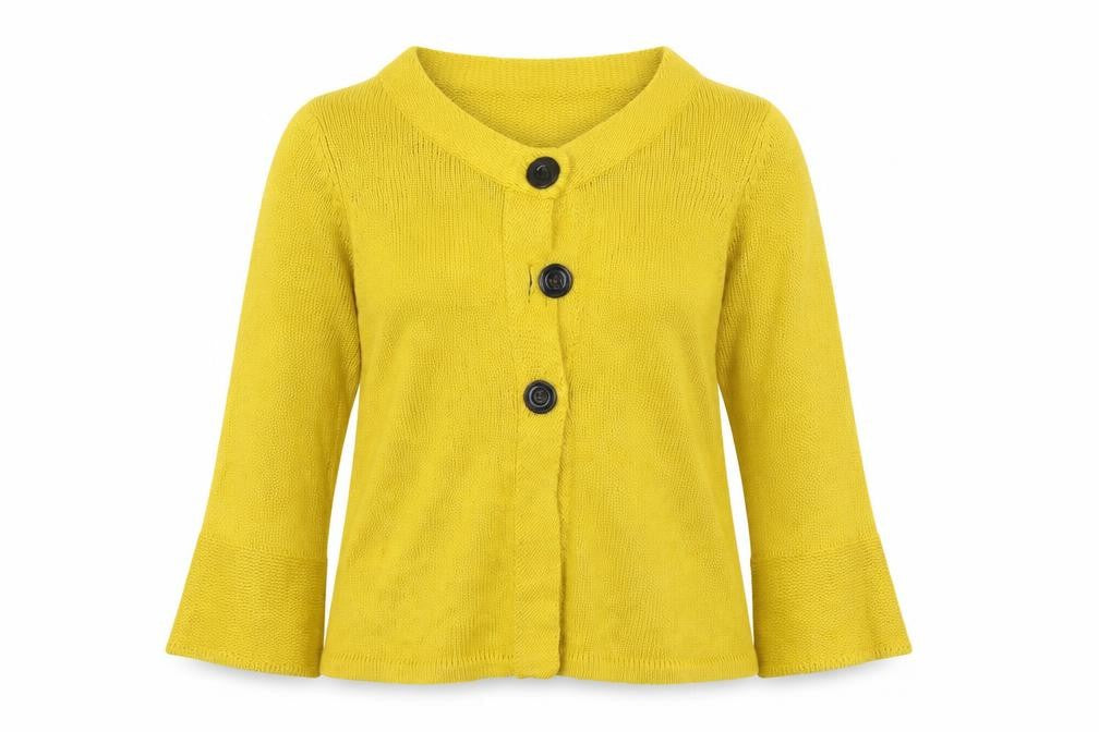 Red Herring Womens Yellow   Cardigan Jumper Size 8