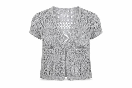 Per Una Womens Grey   Cardigan Jumper Size 12