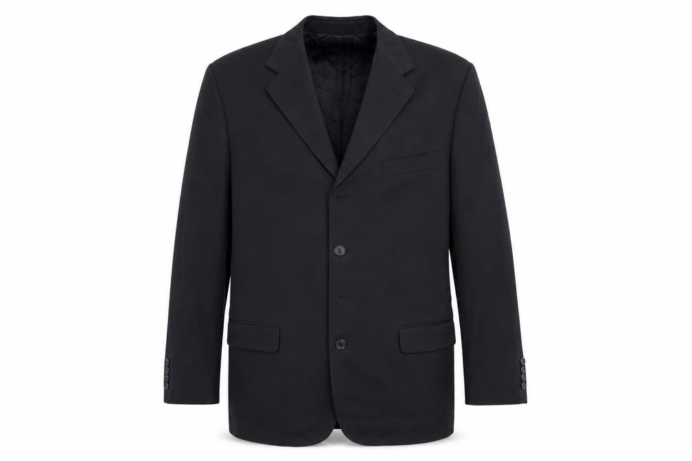 David Moss Mens Black   Jacket Coat Size L