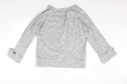 Next Womens Grey   Pullover Jumper Size M