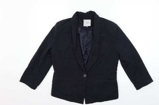 Minimum Womens Blue   Jacket Blazer Size 12