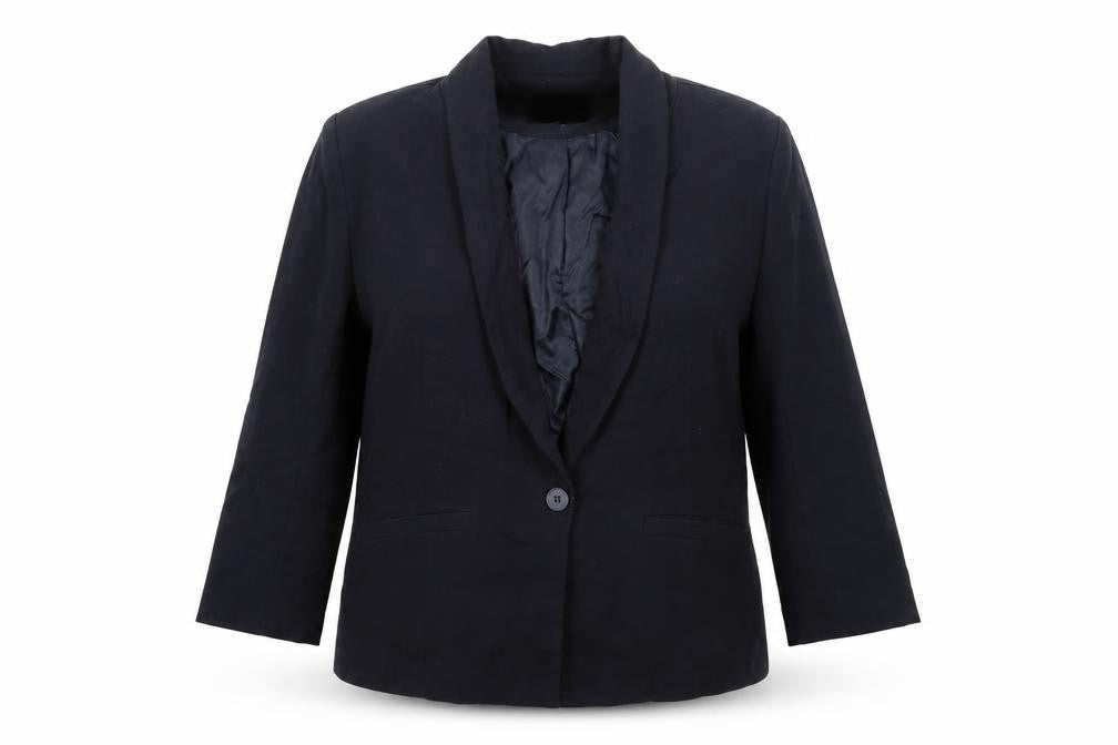 Minimum Womens Blue   Jacket Blazer Size 12