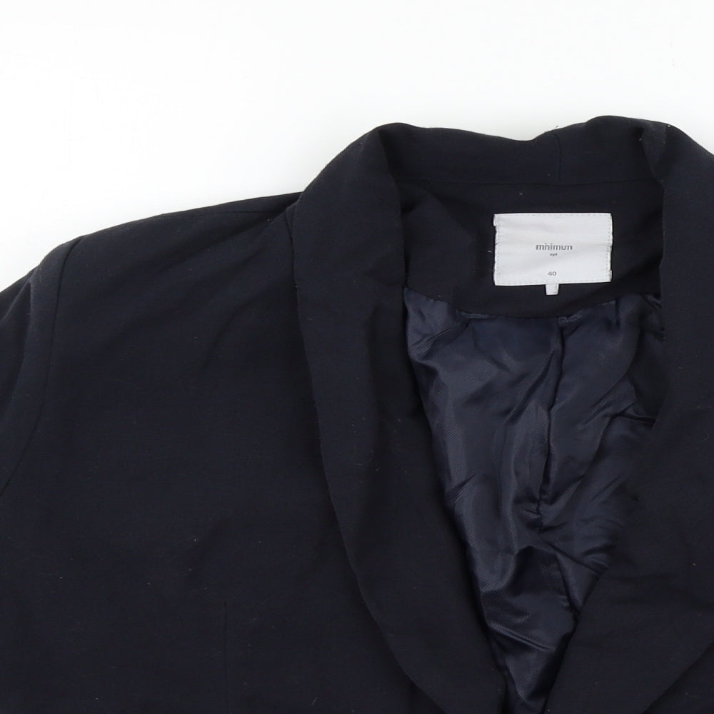 Minimum Womens Blue   Jacket Blazer Size 12