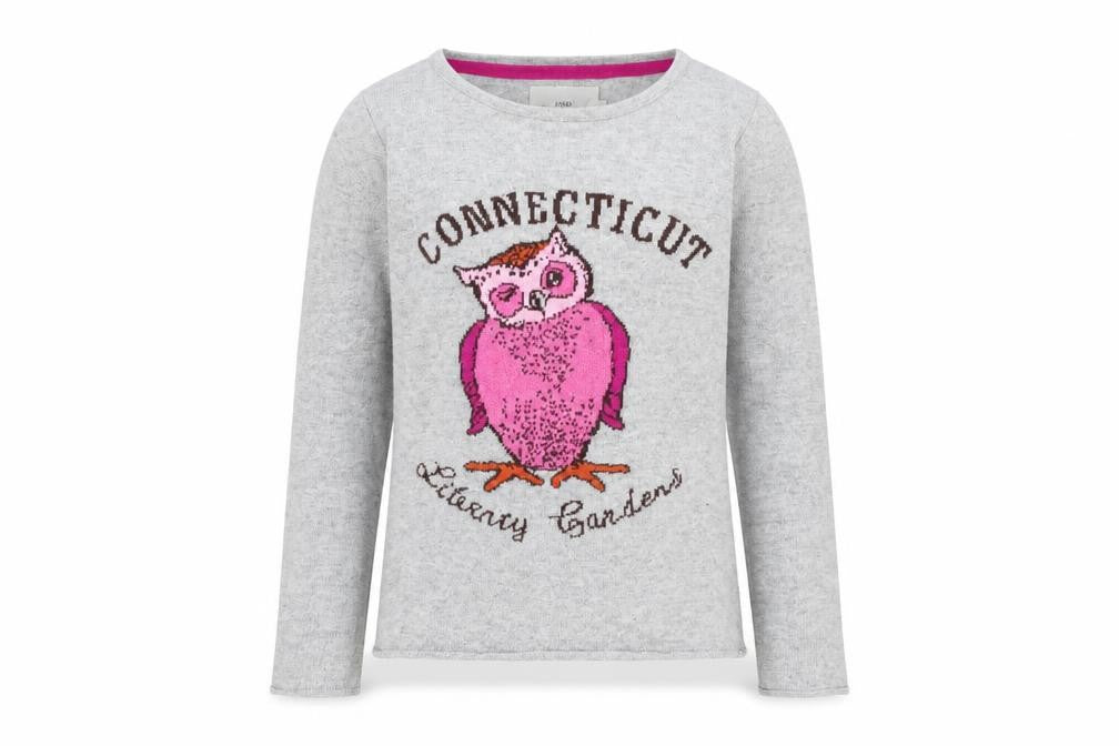 H&M Girls Grey Geometric  Pullover Jumper Size 11-12 Years