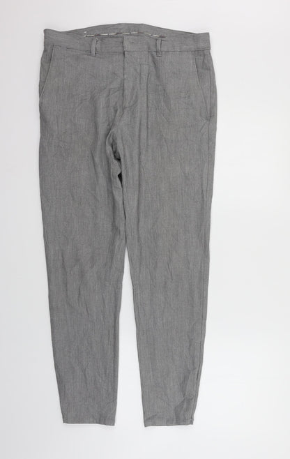 Preworn Womens Grey   Trousers  Size 32 in L27 in