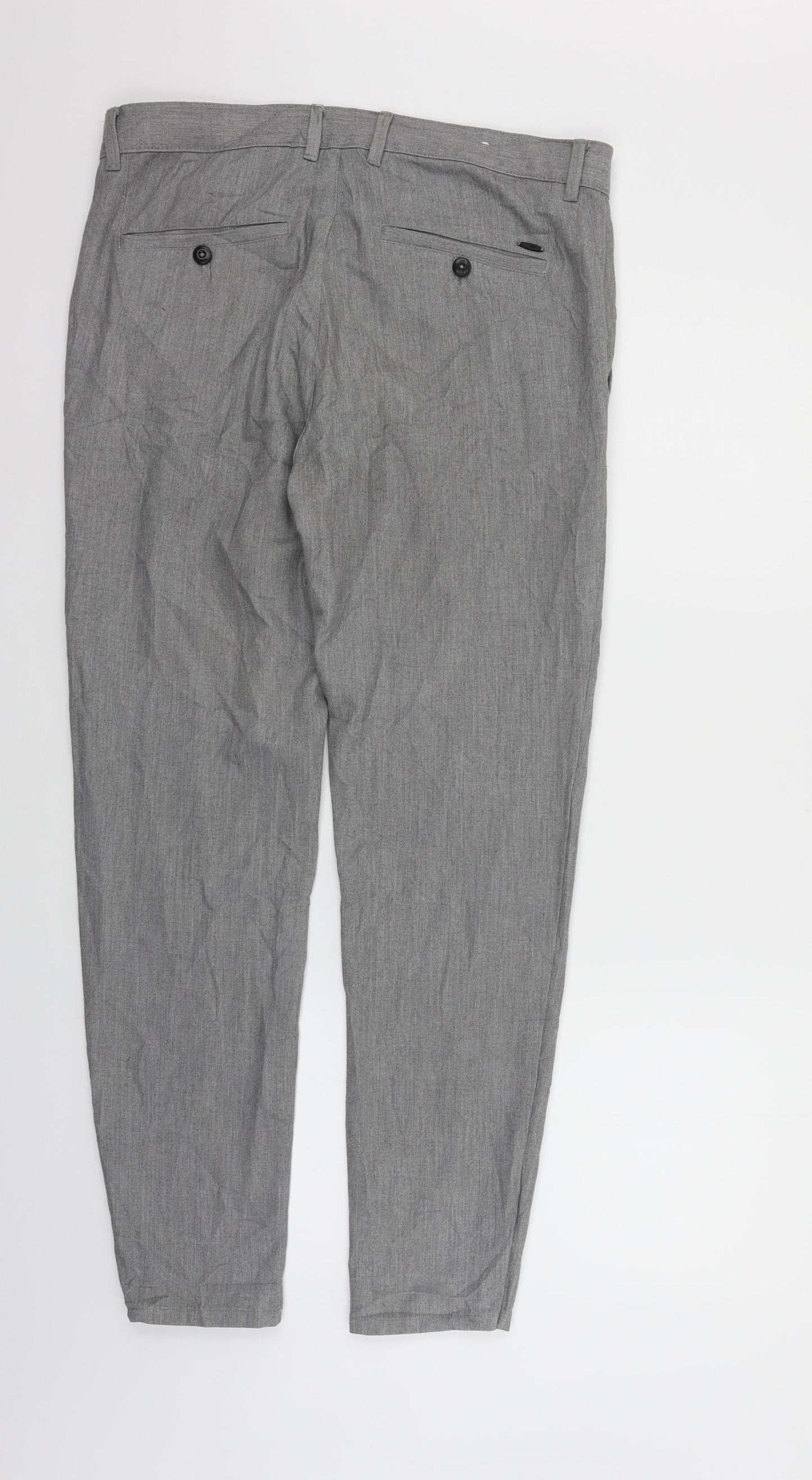 Preworn Womens Grey   Trousers  Size 32 in L27 in