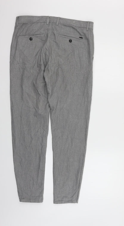 Preworn Womens Grey   Trousers  Size 32 in L27 in
