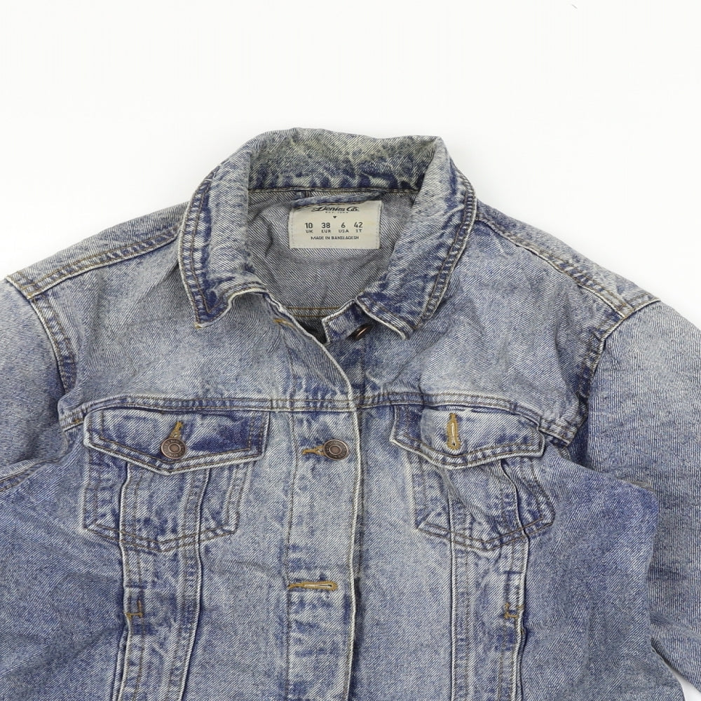 deniem & co Womens Blue   Jacket  Size 10