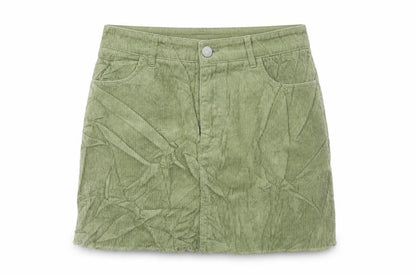 Pull&Bear Womens Green   Flare Skirt Size M