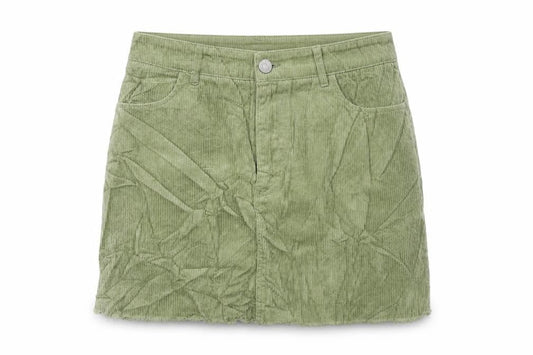 Pull&Bear Womens Green   Flare Skirt Size M