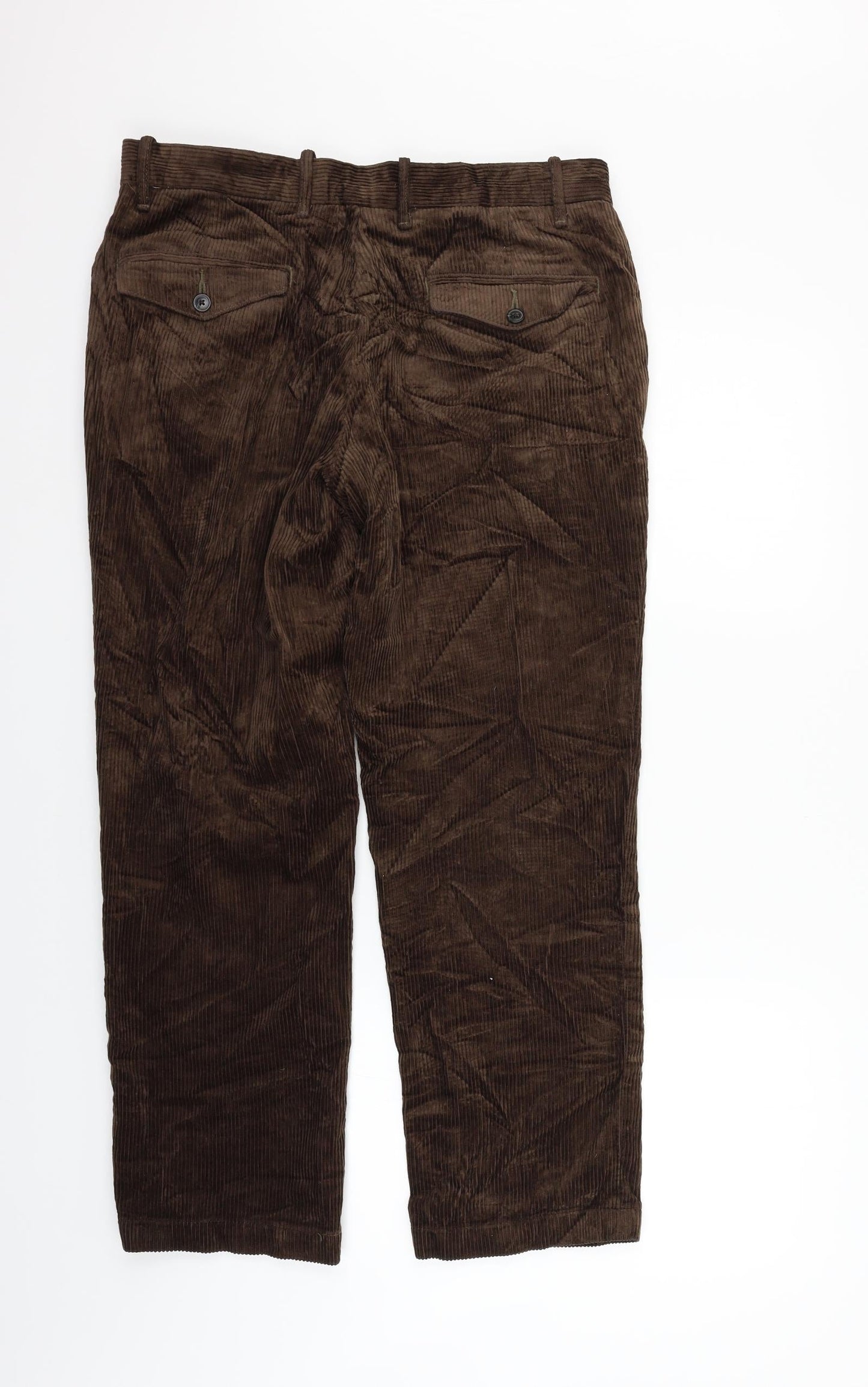 Marks and Spencer Womens Brown   Trousers  Size 34 in L29 in