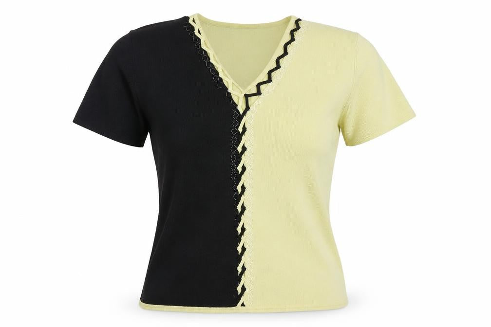 Roman Originals Womens Yellow   Basic Blouse Size S