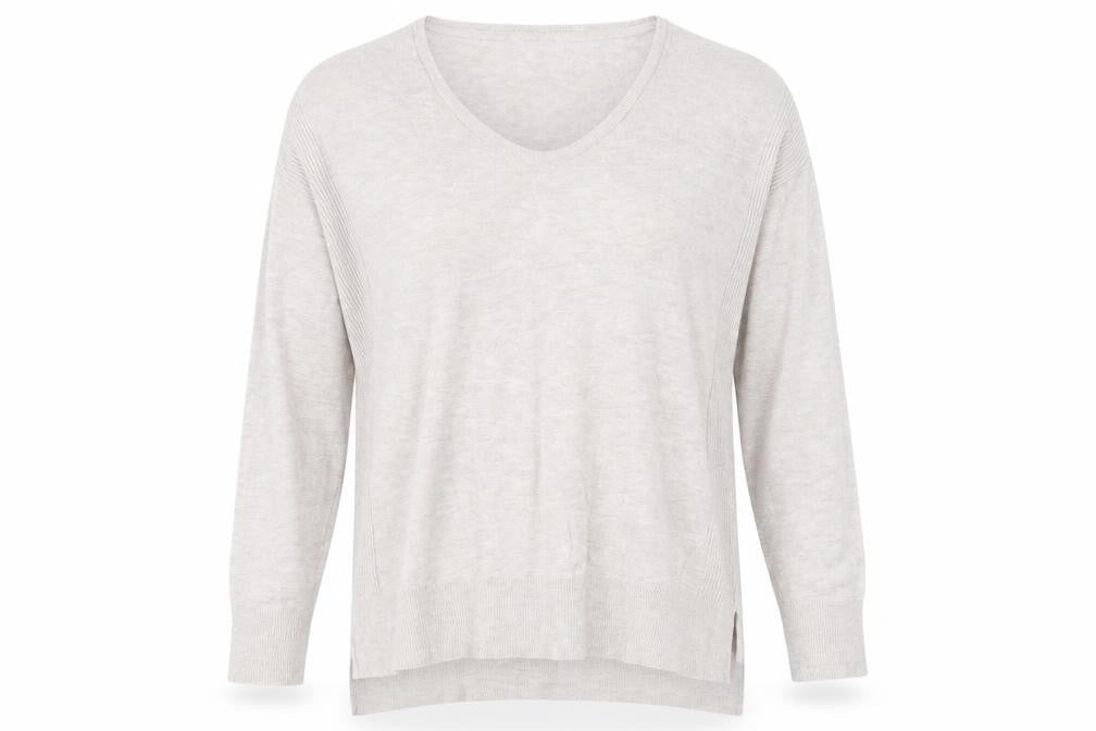 Marks & Spencer Womens Beige   Pullover Jumper Size 12