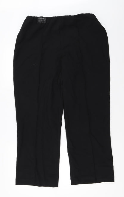 Classics Womens Black   Trousers  Size 16 L27 in