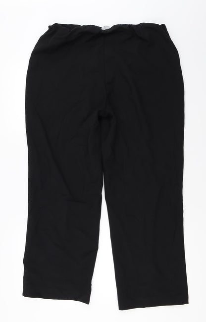 Classics Womens Black   Trousers  Size 16 L27 in