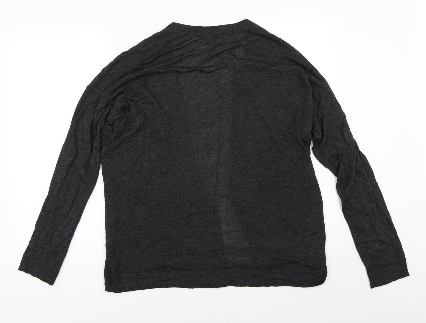 H&M Womens Grey   Cardigan Jumper Size S