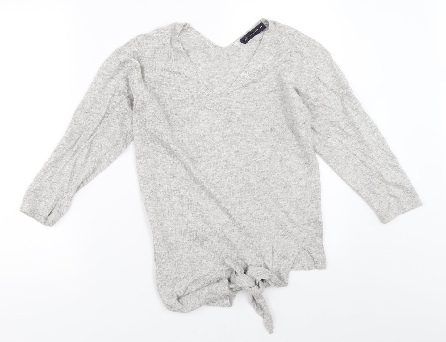 Marks and Spencer Womens Grey   Pullover Jumper Size 8